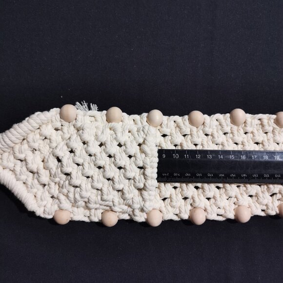 Set of 2 Cotton Hanging Baskets NWOT #7 - Picture 5 of 7